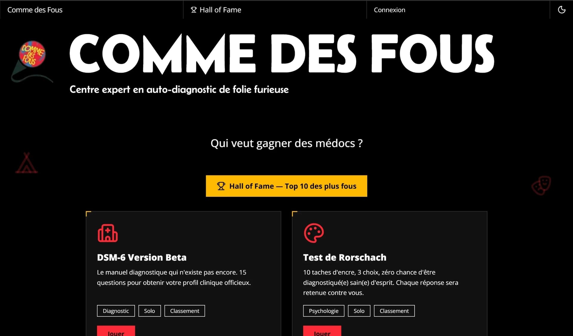 Comme des fous - Jeux en ligne