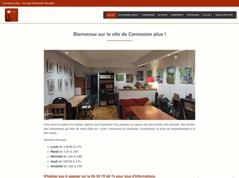 Connexion Plus — freelance WordPress developer