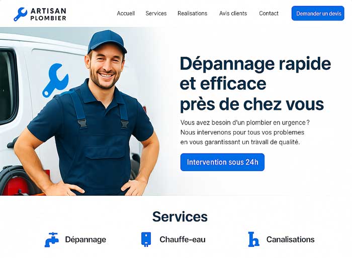 Pourquoi un site vitrine quand on est artisan ?